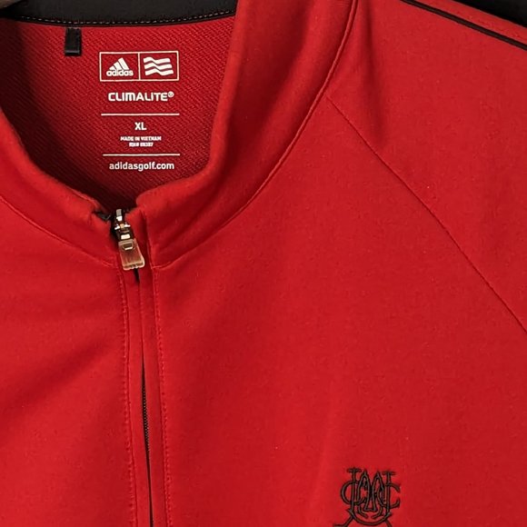 Adidas Golf ClimaLite Men's pullover Red XL - Picture 3 of 4